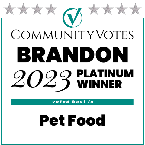 Community Votes Brandon 2023 Platinum Winner Voted Best In Pet Food
